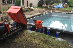Inground Swimming Pool Construction Process Photo  Gallery - Yorkstone Pools & Landscapes