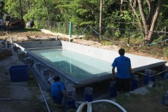 Inground Swimming Pool Construction Process Photo  Gallery - Yorkstone Pools & Landscapes