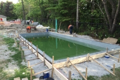 Inground Swimming Pool Construction Process Photo  Gallery - Yorkstone Pools & Landscapes