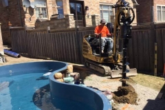 Inground Swimming Pool Construction Process Photo  Gallery - Yorkstone Pools & Landscapes