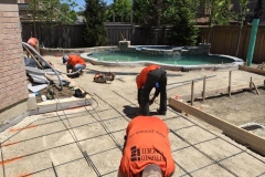 Inground Swimming Pool Construction Process Photo  Gallery - Yorkstone Pools & Landscapes