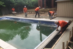Inground Swimming Pool Construction Process Photo  Gallery - Yorkstone Pools & Landscapes