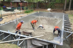 Inground Swimming Pool Construction Process Photo  Gallery - Yorkstone Pools & Landscapes