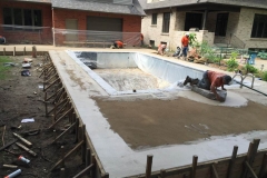 Inground Swimming Pool Construction Process Photo  Gallery - Yorkstone Pools & Landscapes