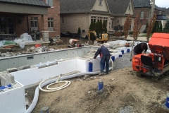 Inground Swimming Pool Construction Process Photo  Gallery - Yorkstone Pools & Landscapes